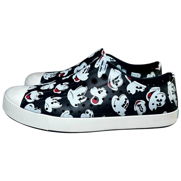Native Shoes - Unisex Disney Mickey Mouse Native Shoes/Crocs, Black , White, Size M9/W11 EUC